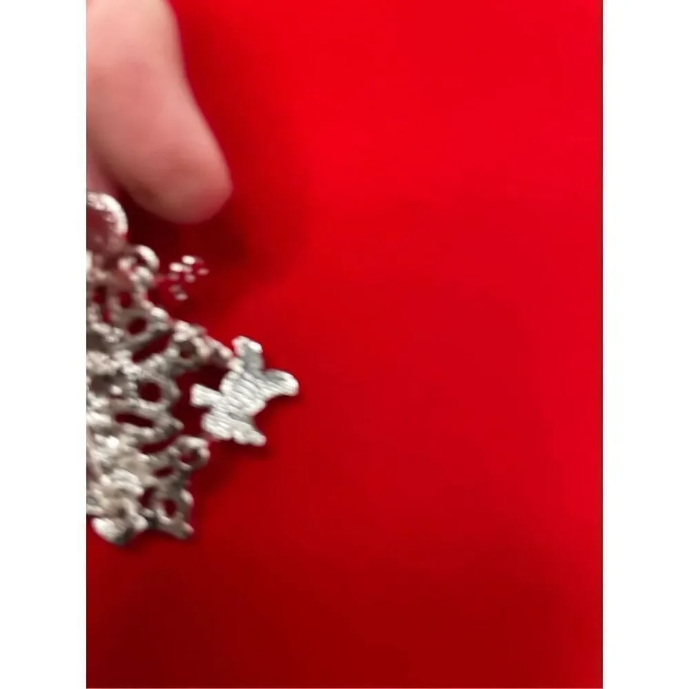 Grandma Pin or Pendant Silver and Rhinestone Gift Idea